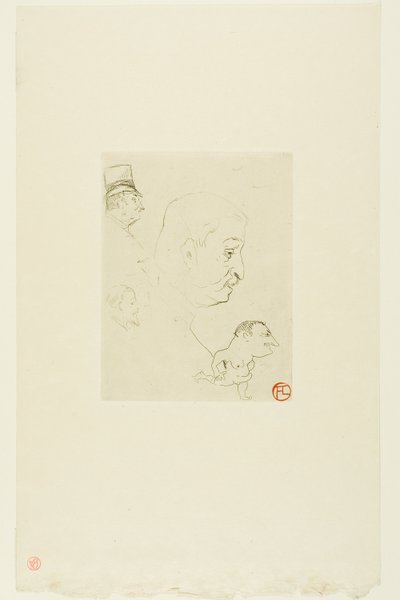 Retrato falado de Henri de Toulouse Lautrec