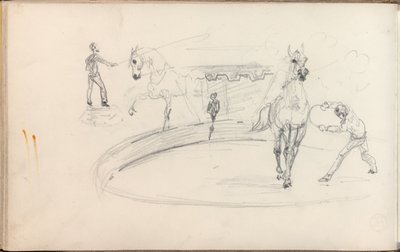 Caderno de esboços, 1880 de Henri de Toulouse Lautrec