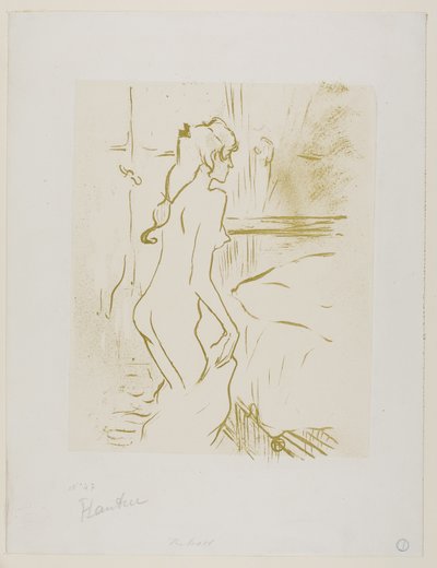 Studie einer Frau von Henri de Toulouse-Lautrec