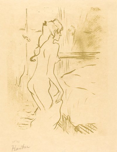 Estudo de uma mulher Etude de femme, 1893. de Henri de Toulouse Lautrec