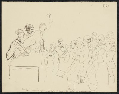 Submersão, 1881 de Henri de Toulouse Lautrec