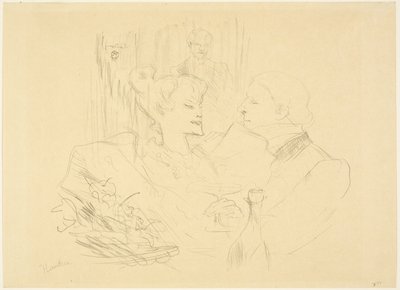 Ceia em Londres de Henri de Toulouse Lautrec