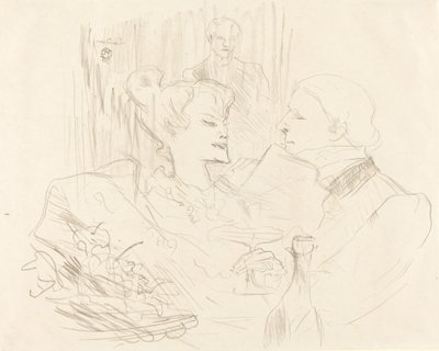 Ceia em Londres Ceia em Londres, 1896. de Henri de Toulouse Lautrec