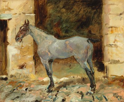 Cavalo amarrado; Laço do cavalo, c.1881 de Henri de Toulouse Lautrec