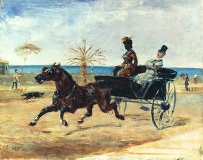 A Condessa Negra, 1881 de Henri de Toulouse Lautrec