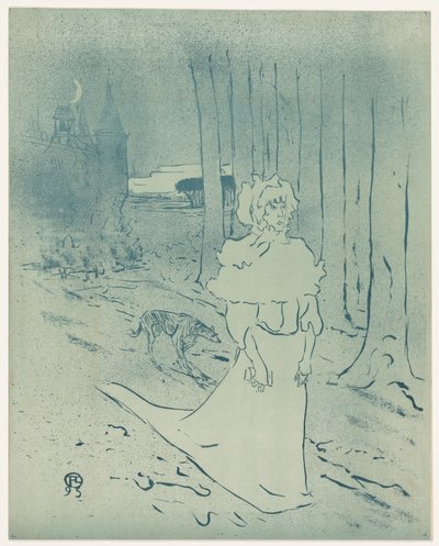 O Chatelaine ou o Tocsin de Henri de Toulouse Lautrec