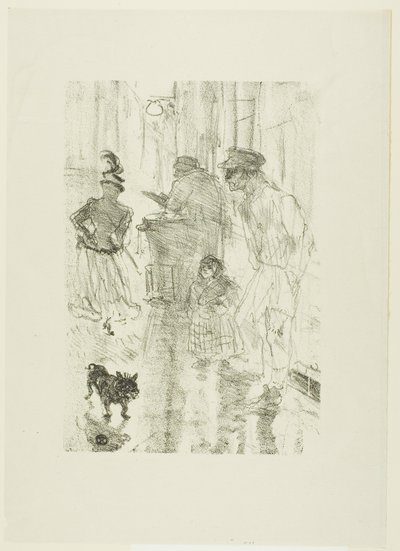 O vendedor de castanhas de Henri de Toulouse-Lautrec