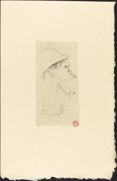 O Explorador Visconde de Brettes (Explorador L.J. Visconde de Brettes?) de Henri de Toulouse Lautrec