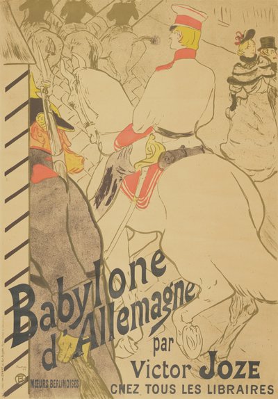 A Babilônia Alemã, 1894 de Henri de Toulouse Lautrec