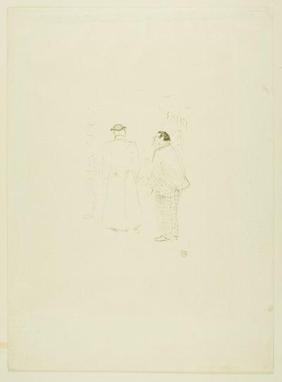 O chefe de vendas na Jourdan and Brown de Henri de Toulouse Lautrec