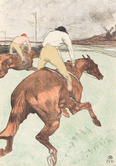 O Jóquei (Le Jockey) de Henri de Toulouse Lautrec