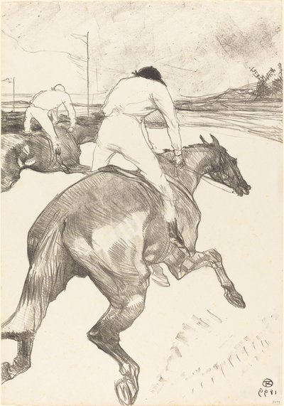 O Jóquei (Le Jockey) de Henri de Toulouse Lautrec