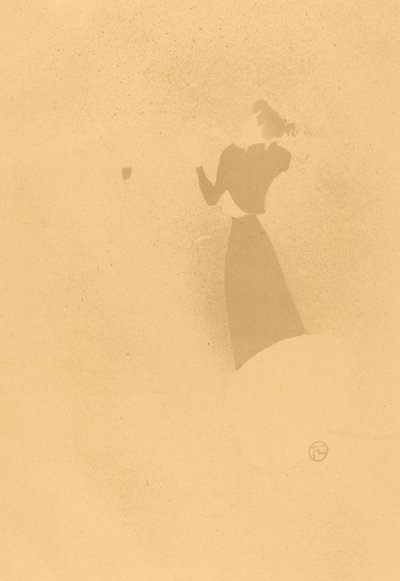 A chapeleira (A chapeleira - Renée Vert) de Henri de Toulouse Lautrec
