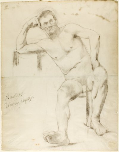 O Modelo Nizzavena, c. 1882-83 de Henri de Toulouse Lautrec