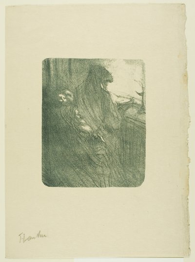 Os Velhos Namoros, de Melodias de Désiré Dihau de Henri de Toulouse Lautrec