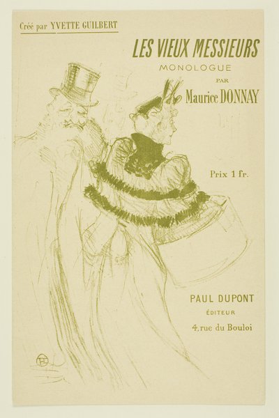 Os velhos senhores de Henri de Toulouse Lautrec