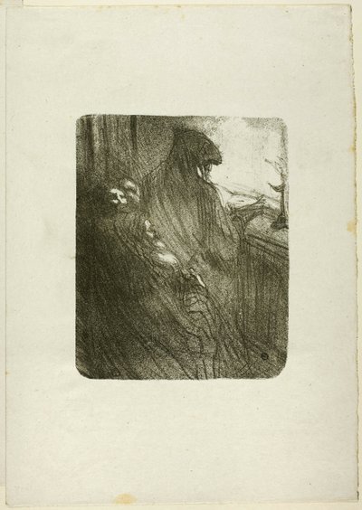 A oração dos judeus poloneses, de Au Pied du Sinai de Henri de Toulouse Lautrec
