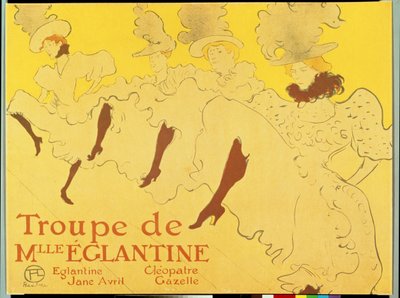 A trupe de mademoiselle Eglantine, 1896 de Henri de Toulouse Lautrec