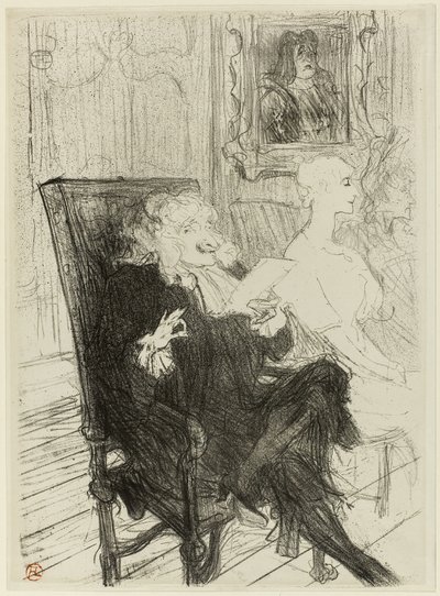 Truffier e Moreno, em Mulheres cultas de Henri de Toulouse Lautrec