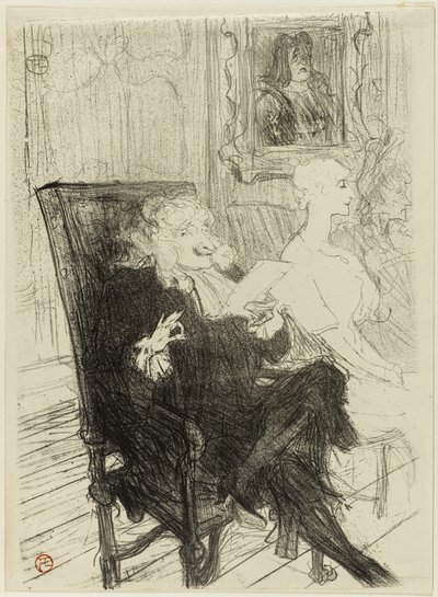 Truffier e Moreno, em Mulheres cultas de Henri de Toulouse Lautrec