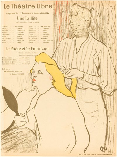 Falência; O Poeta e o Financista de Henri de Toulouse Lautrec
