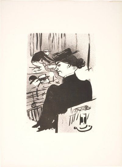 Um espectador de Henri de Toulouse-Lautrec