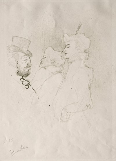Por que nem uma vez não constitui um hábito, 1893. de Henri de Toulouse Lautrec