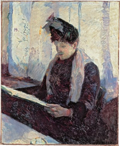 Mulher no café de Henri de Toulouse Lautrec