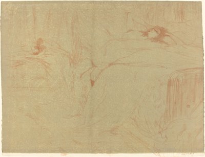 Mulher de costas de Henri de Toulouse Lautrec