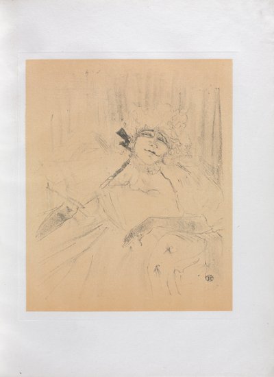 Série Yvette Guilbert-Inglês: Old Song de Henri de Toulouse-Lautrec