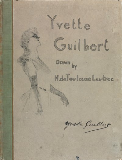 Série Yvette Guilbert-Inglês: Capa de Henri de Toulouse-Lautrec