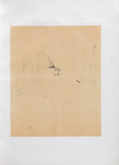 Yvette Guilbert-English Series: Pessima, 1898. de Henri de Toulouse Lautrec