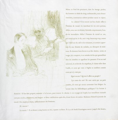 Série Yvette Guilbert-French: No. 8 de Henri de Toulouse Lautrec