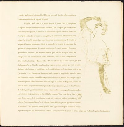 Yvette Guilbert de Henri de Toulouse Lautrec