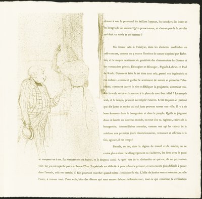 Yvette Guilbert de Henri de Toulouse Lautrec