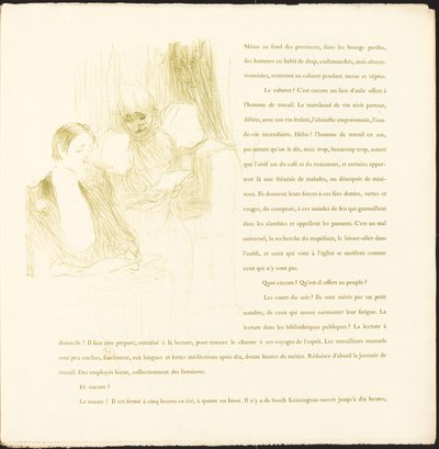 Yvette Guilbert, 1894. de Henri de Toulouse Lautrec