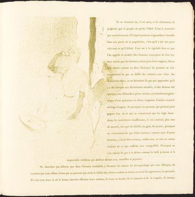 Yvette Guilbert, 1894. de Henri de Toulouse Lautrec