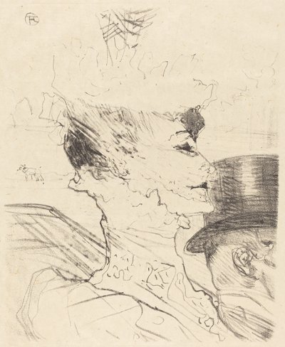 Yvette Guilbert, 1896. de Henri de Toulouse Lautrec