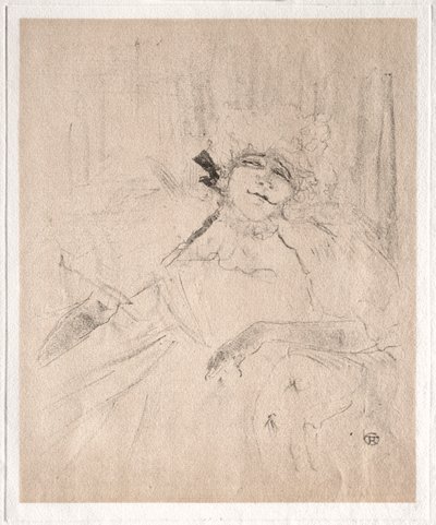 Yvette Guilbert: Chanson Ancienne, 1898. de Henri de Toulouse Lautrec