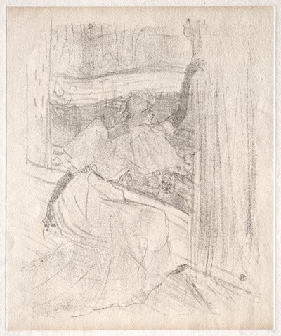 Yvette Guilbert: Saudação ao público, 1898. de Henri de Toulouse Lautrec