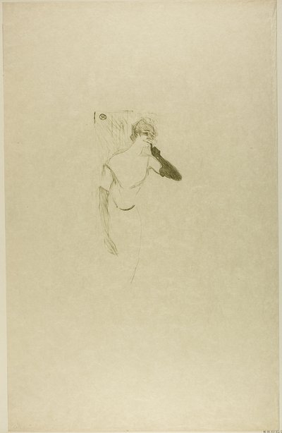 Yvette Guilbert, em Colombina em Pierrot de Henri de Toulouse Lautrec