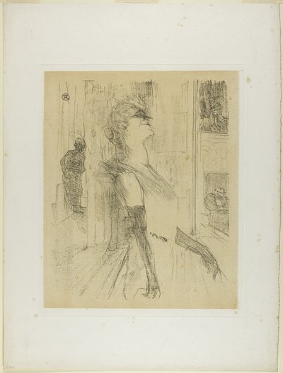 Yvette Guilbert no Palco, de Yvette Guilbert de Henri de Toulouse Lautrec