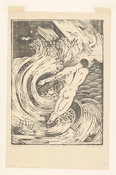 De Visscher (título original sobre o objecto) de Henri van der Stok (signed by artist)