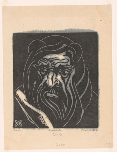 Mozes (título original no objeto) de Henri van der Stok (signed by artist)