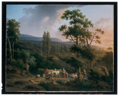 Um par de paisagens de Henricus Josephus Antoniessen