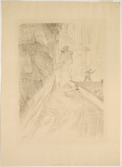 La Loge- Uma Performance de Faust de Henri de Toulouse Lautrec