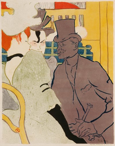 O inglês no Moulin Rouge de Henri de Toulouse Lautrec