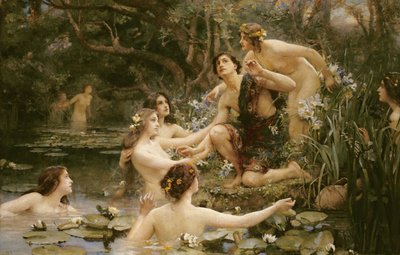 Hylas e as ninfas da água de Henrietta Rae