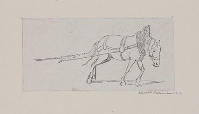 Um cavalo de tração de Henrik Bornemann