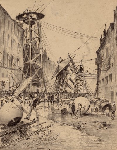 Humanos dissecando máquinas de guerra marcianas de Henrique Alvim Correa